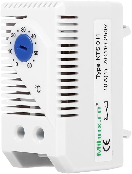 12V Mechanical Thermostat Switch 1Pc 0-60C Adjustable Compact Electric Mechanical Thermostat Temperature Controller Switch New(KTS011)