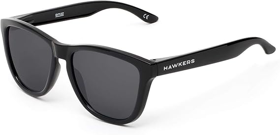 Hawkers One - Sunglasses for Men and Women - Trendy Sunglasses - 100% UV400 Protection (Black)