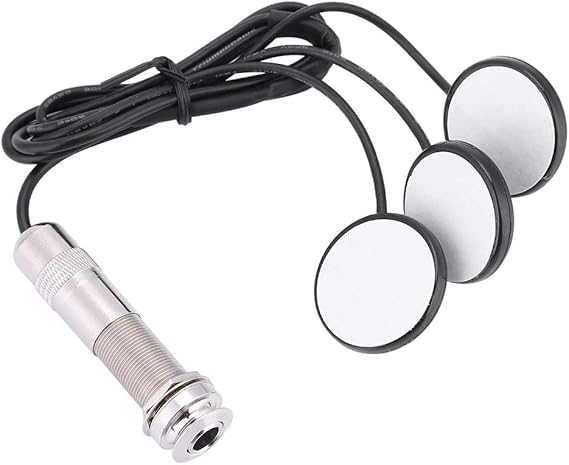 Focket Acoustic Guitar Pickup Piezo Transducer, Guitar Pickup 6.35mm Pickup Piezo Transducer, Pickups Piezo Transducer for Guitar