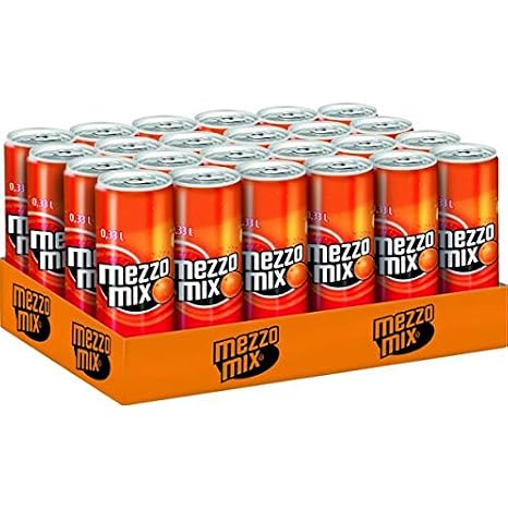 Mezzo Mix Classic - Cola & Orange Soda - CASE of 24 x 0.33 l