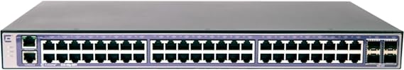 210-Series 48 Port 10/100/1000BASE-T PoE+ 4 1GbE unpopulated SFP Ports 1 Fixed AC PSU L2 Switching with Static Routes