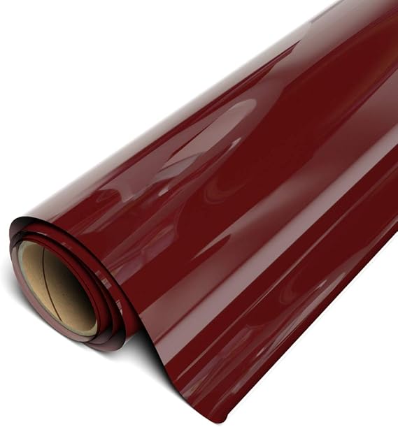 Siser EasyWeed Heat Transfer Vinyl 15" x 5ft Roll (Cardinal) Compatible with Siser Romeo/Juliet & Other Professional or Craft Cutters - Layerable - CPSIA Certified