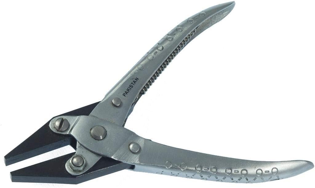 Smooth Flat-Nose Jaw Parallel Pliers