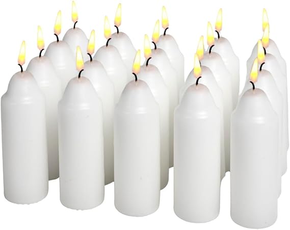 Candles for UCO Candle Lanterns, Long-Burning Candles for Outdoor, Camping, Prepping Supplies and Emergency Preparedness