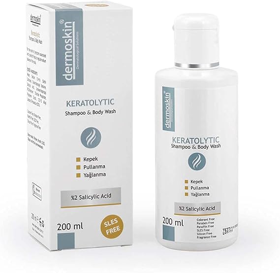Dermoskin Keratolytic Shampoo & Body Wash 1 Package (1 x 200 ml)