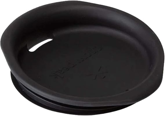 Snow Peak Unisex's Silicone LID for Double-Wall 450 Mug, Black