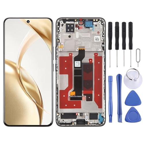 MKLSRWOING Screen Repair for Honor 200 LCD Screen Digitizer Full Assembly with Frame Screen Replacement