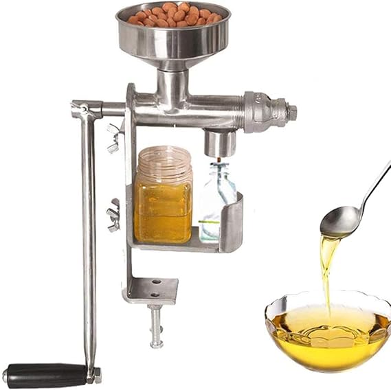 Household Manual Oil Press Machine Hand Press Raw Material Oil Expeller Extractor for Cold Extract