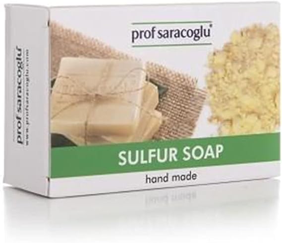 Prof Saracoglu Handmade Sulfur Solid Soap 150g