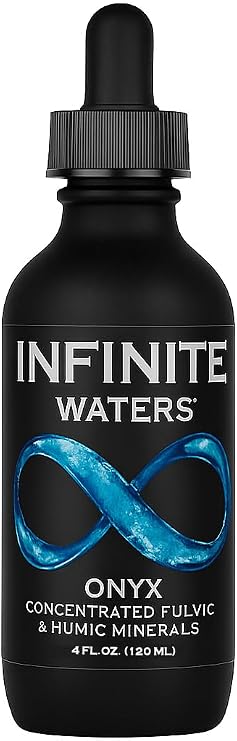 INFINITE WATERS - Fulvic Humic Acid Health Supplement Organic Detox, Immune Boost & Nutrient Absorption (4 fl oz)