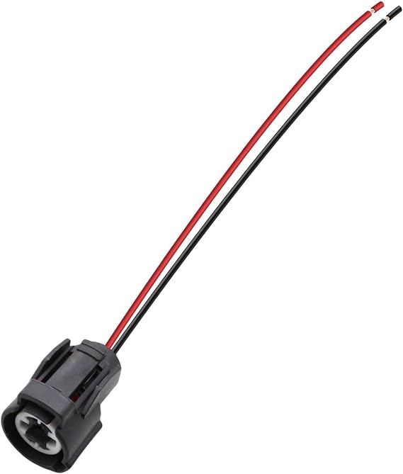Coolant Temperature Sensor Plug 2 Wire 12" Long | Compatible with Honda Civic Prelude Accord B/D/H/F Engines VTEC Replaces 37250-PRB-003