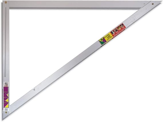 CH Hanson 00345-3' x 4' x 5', 90 Heavy Duty Aluminum Folding Layout A-Square