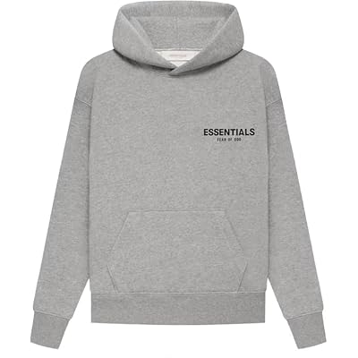 Essentials Fear of God Unisex Pullover Hoodie, Oversized Fit