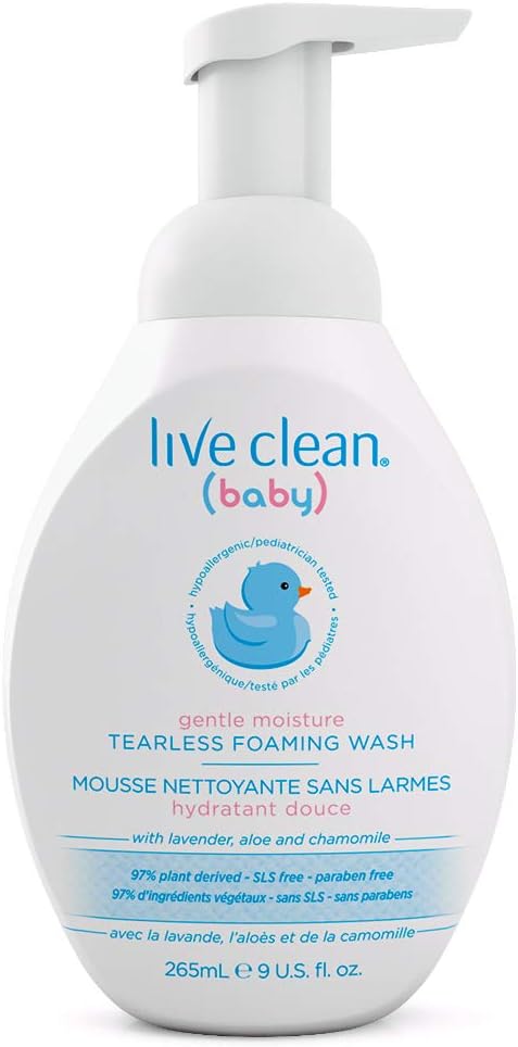 Live Clean Baby Foaming Wash