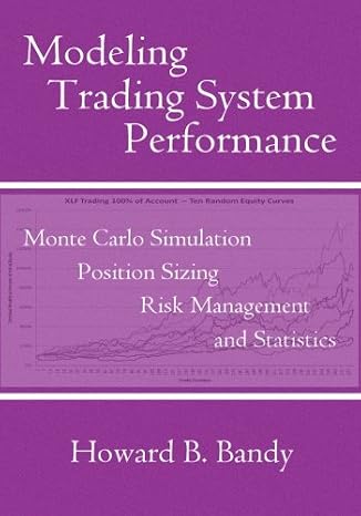 Modeling Trading System Performance: Monte Carlo Simulation, Position Sizing, Risk Management, and Statistics
