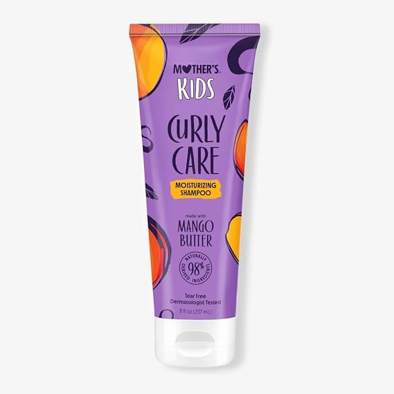 Your Not Mother Kids Shampoo 8 oz Fragrance-Free Tear-Free Gentle Cleanser for Kids & Toddlers No Sulfates or Dyes Safe for Sensitive Skin & Scalp Everyday Wash for Curly, Straight