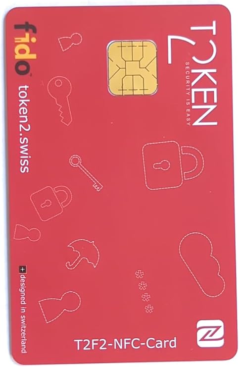 Token2 FIDO2.1 NFC/Smartcard Security Key in Credit Card Format