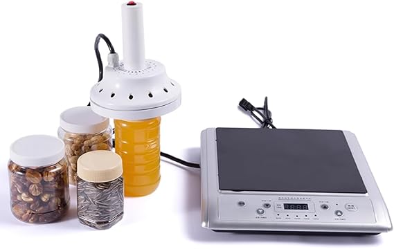 Portable Induction Sealer, Electromagnetic Induction Sealing Machine, Bottle Cap Sealer with Counting Function, for Cap Sizes 20-120mm, for Plastic Glass Bottles Caps