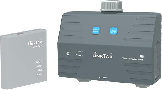 LinkTap D1 2-Zone Sprinkler Timer (Req. Gateway), Fault Detection & Alerts