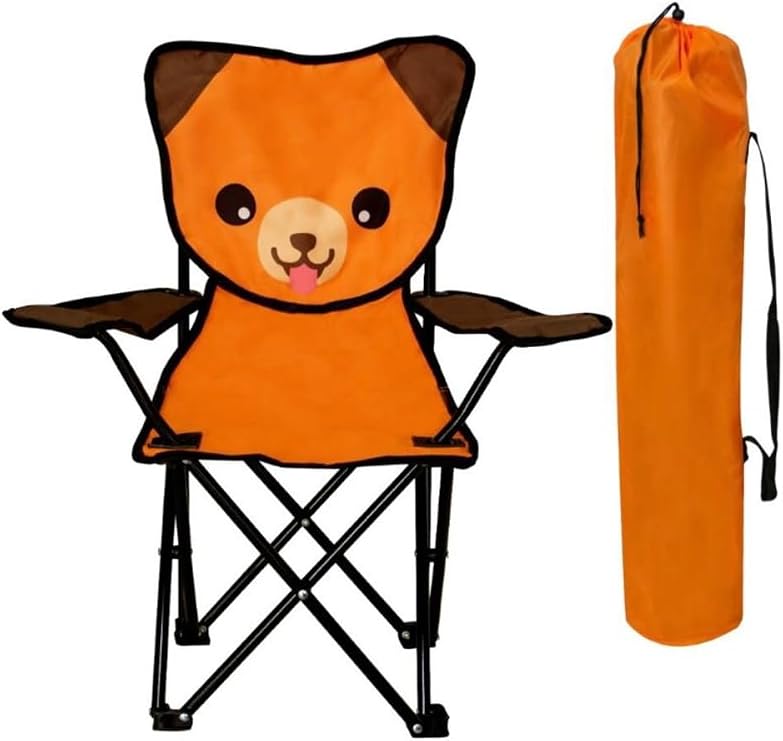 Panotte Katlanabilir Çocuk Kamp Sandalyesi, Turuncu, Hafif ve Pratik, Outdoor için İdeal