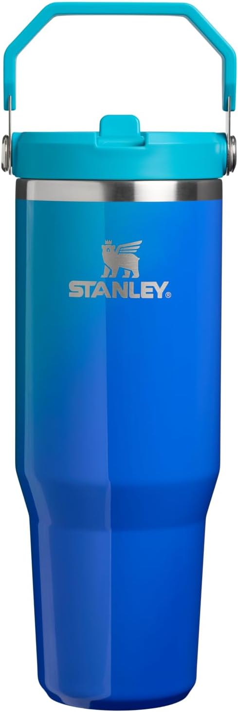 STANLEY IceFlow 2.0 Flip Straw Tumbler, 30 oz, Sea Glass Aura