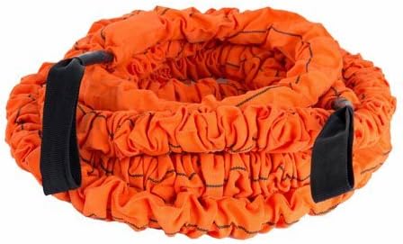 Stroops Beast Elastic Battle Ropes with Dual Handle Straps for Body Workout