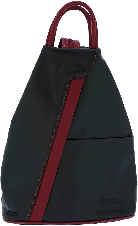 Italian Genuine Leather Top Handle Backpack Purse Shoulder Bag Handbag Rucksack For Women