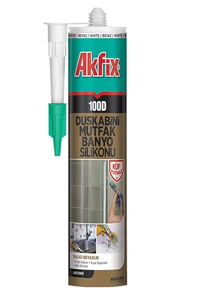 Akfix 100D Duş Kabini Silikonu Şeffaf - SA061
