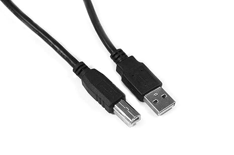 HP Envy 5640 e-Hepsi Bir Arada Yazıcı/Siyah / (3 m / 9,8 ft) için Yazıcı Kablosu USB/PC Hızlı Veri Senkronizasyonu Kurşun Adaptör
