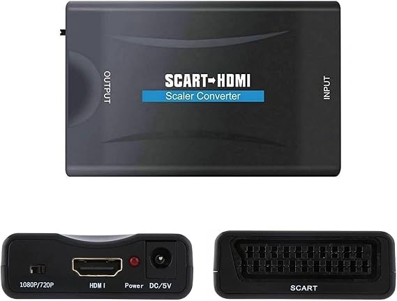 Microcase SCART to HDMI Dönüştürücü Adaptör Siyah - AL2621