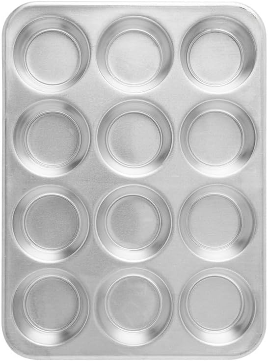 Nordic Ware Natural Aluminum Commercial Muffin Pan, 12 Cup