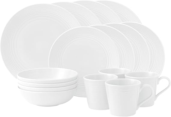 Royal Doulton Exclusively for Gordon Ramsay Maze White 16-Piece Dinnerware Set