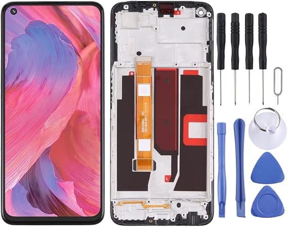 Mobile Phone LCD Screen LCD Screen and Digitizer Full Assembly with Frame for Oppo A74 5G CPH2197 CPH2263