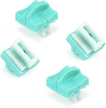Ecraft Paper Trimmer Replacement Blades: Automatic Security Safeguard Paper Cutter Blade Refills Mint Green (4 Pack)...