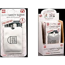 Imperial Home's RFID Sleeve Protectors, Protection Against Credit Card & Identity Theft, Travel Friendly Card Holder for Blocking Against Electronic Card Theft - Pack of 24 Holders