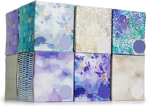 Ultra Soft 3-Ply Facial Tissues, Cube Boxes 85 tissues/box, 12 boxes.