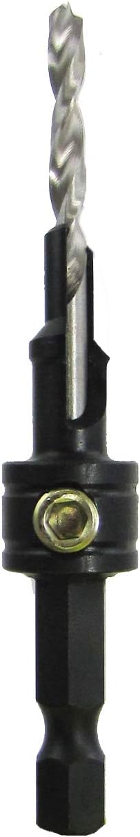Snappy 5 x 40mm Confirmat Screw 2 Step Countersink Pilot Point Bit 1/4 Hex USA