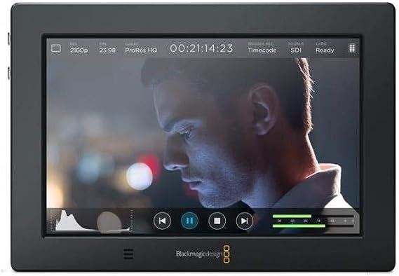 Blackmagic Design Video Assist 4K, 7" High Resolution Monitor with Ultra HD Recorder