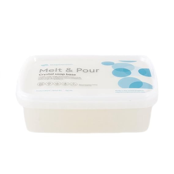 Mystic Moments | Stephensons Donkey Milk Soap Base | 1Kg | Opaque donkey milk base gives melt-and-pour soaps a creamy appearance and smooth finished texture.