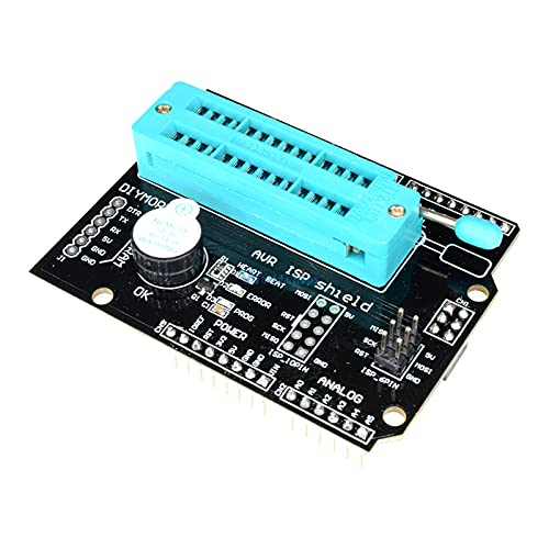 AVR ISP Shield Burning Bootloader Programmer Atmega328P Bootloader Module with Buzzer and LED Indicator for Arduino