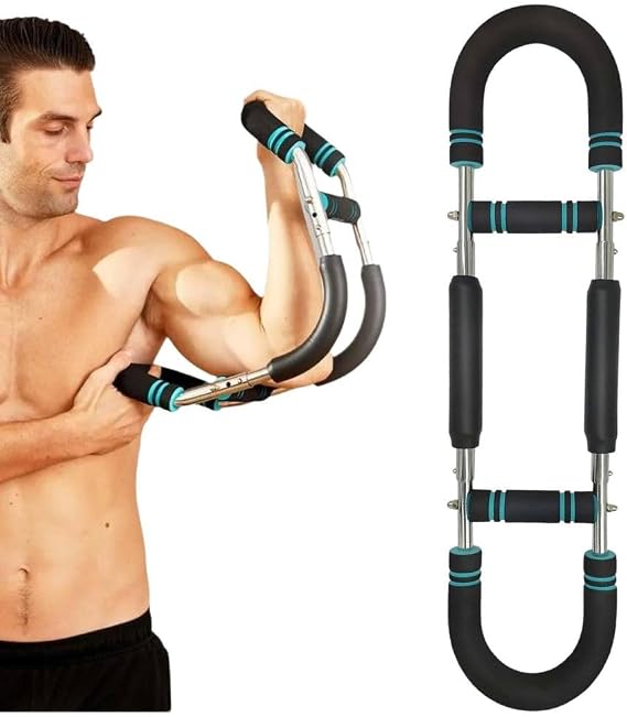 Twister Arm Trainer, Power Arm Trainer for Men, Chest Workout Equipment, 110LB Chest Trainer for Men, Shoulder Muscle Training, Fitness Equipment