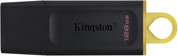Kingston Kingston DataTraveler Exodia 128GB USB Flash Bellek USB3.2 Gen1 (Black + Yellow) DTX/128GB | USB 3.2