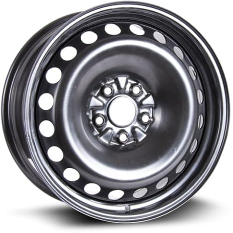 18x8 inch Custom Wheel - Black Standard Steel Rim ST Bolt- Pattern 5x120 mm Offset 38 mm