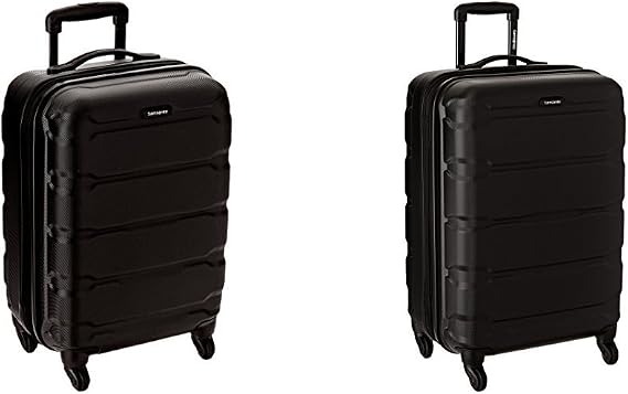 Samsonite Omni PC Hardside Spinner Set (20"/24"), Black