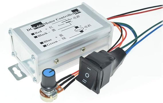 DC Motor Speed Controller DC 9V-60V 20A 1200W PWM Motor Pulse Widt