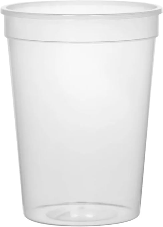 USMG 12oz Blank Stadium Cup (Clear, QTY 250)