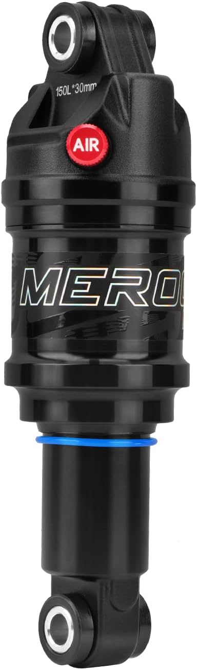 Bike Rear Shock, Air Pressure Shock Absorbers, 125/150/165/190/210mm, 20/30/35/50/60mm Travel, Hydraulic Rear Suspension Shock for Mtb/e-bike/Folding (150 * 30mm)