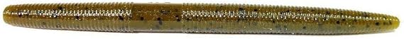 Yamamoto 5" SENKO GREEN PUMPKIN W/ LARGE BLACK FLAKE (10 PACK)