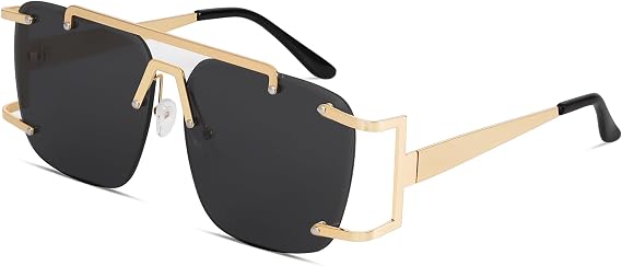 boten Aviator Sunglasses for Women Oversized 70s Glasses