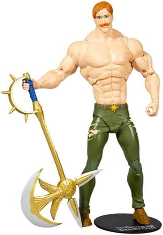 McFarlane Toys The Seven Deadly Sins Escandor 7" Action Figure with Accessories | Seven Deadly Sins 7 Inch Action Figure Wave 1 - Escanor